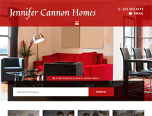 Tablet Screenshot of jennifercannonhomes.com